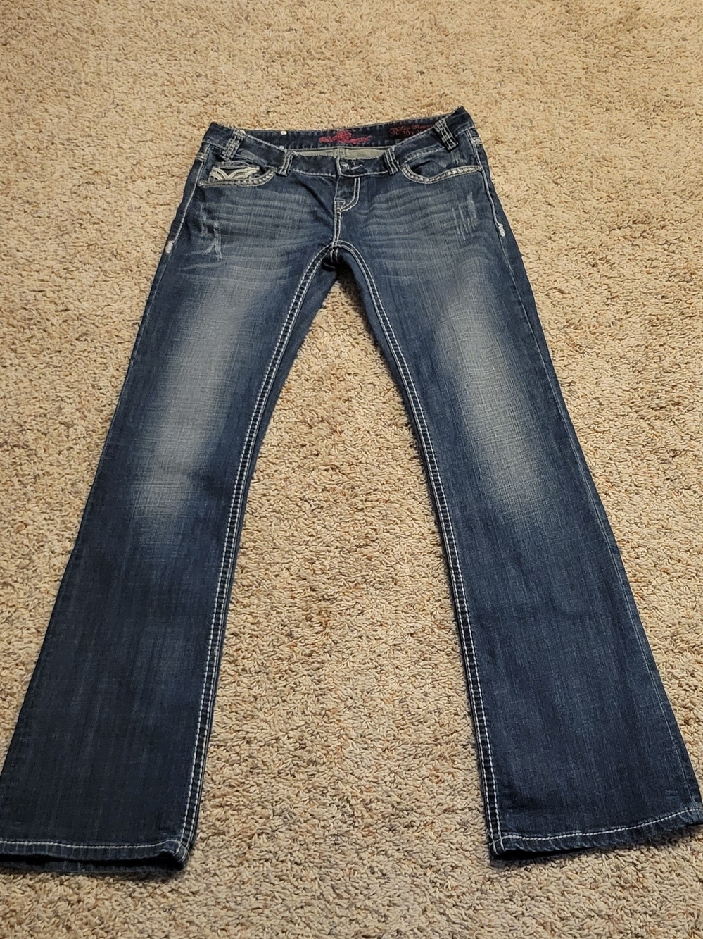 Women's Rock&Roll Low Rise Bootcut Jeans